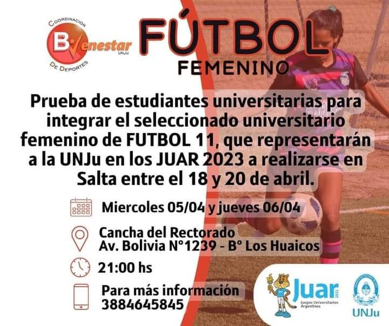 Pruebas en el fútbol femenino, mirá los clubes que están reclutando  jugadoras 