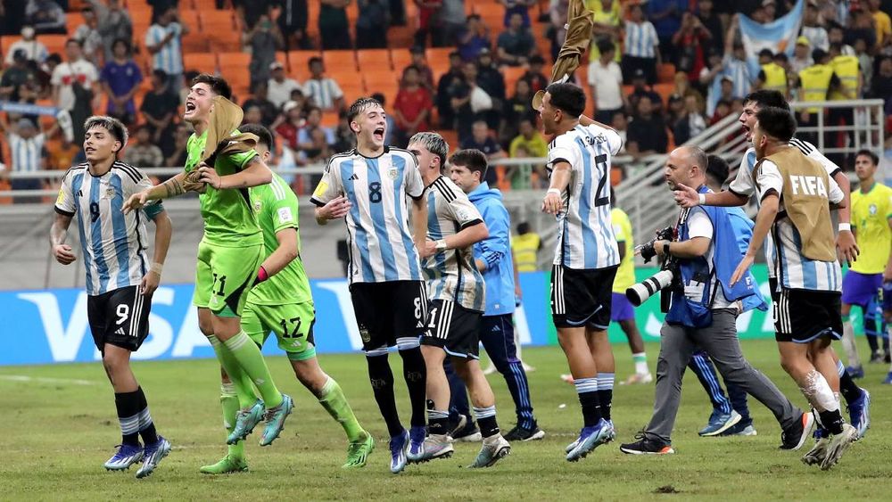 Argentina le ganó a Brasil y pasó a semis