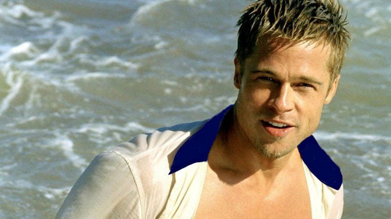 Brad Pitt quedó flechado con la belleza de una joven actriz