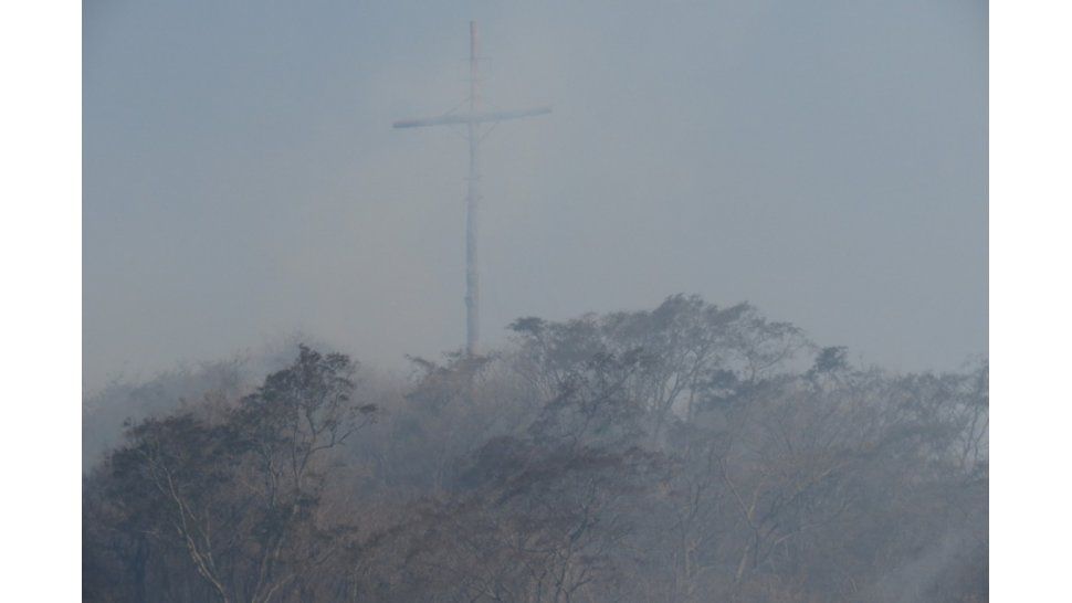 Humo en el cerro