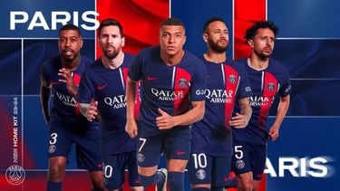 Lionel Messi participó de la presentación de la camiseta del PSG.