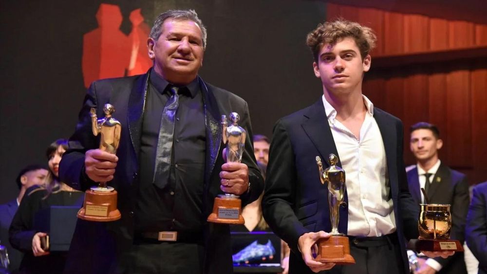 Franco Colapinto y Dibu Martínez se llevaron el Olimpia de Oro compartido. &nbsp;