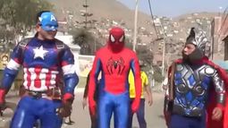 Policías se disfrazaron de Avengers y detuvieron a narcotraficantes.&nbsp;