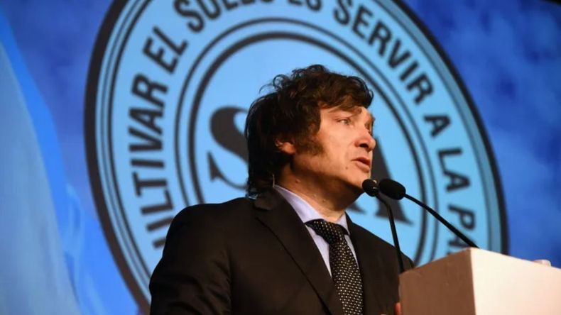 Javier Milei dará anuncios en su visita la Exposición Rural.&nbsp;