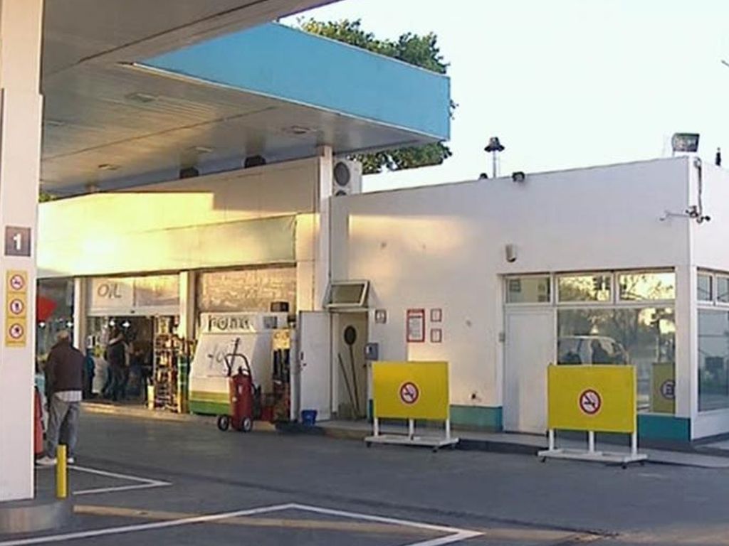 Estación de servicio donde encontraron a