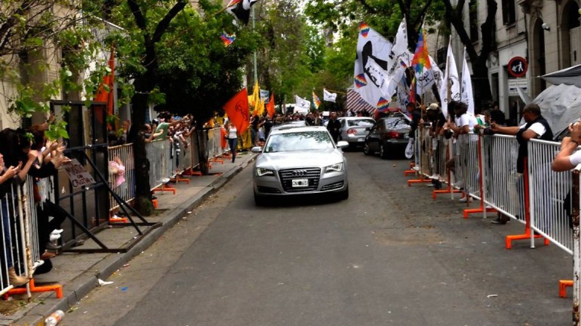 Salida de la Presidenta
