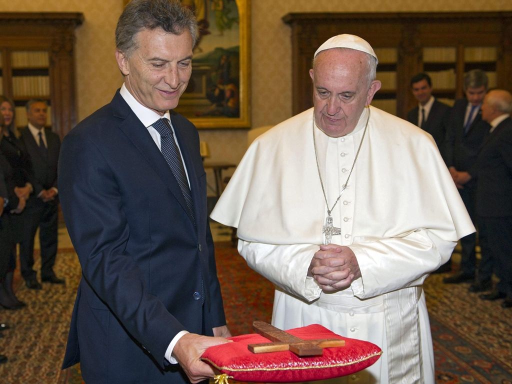 Papa Francisco y Mauricio Macri