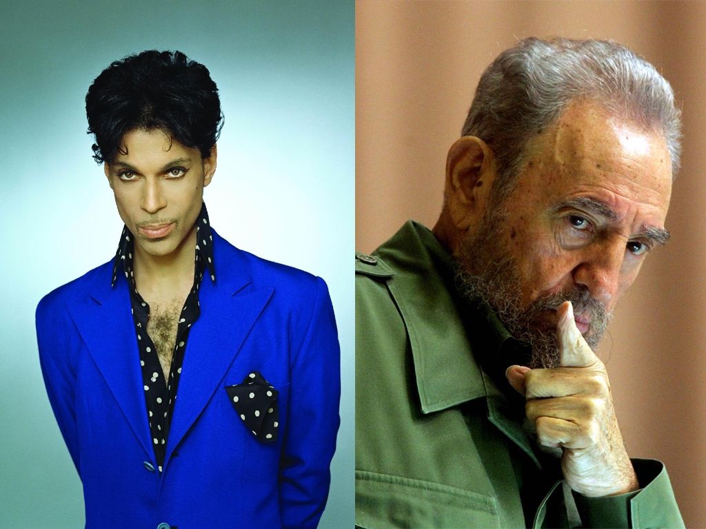 Prince y Fidel Castro