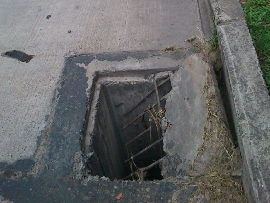 Abertura en la calle