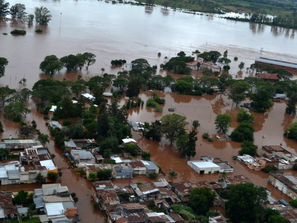 Inundaciones en Argentina