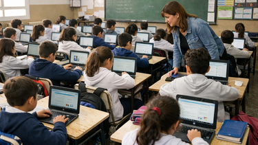 Salta prepara un programa para incorporar inteligencia artificial en las escuelas. (imagen ilustrativa)