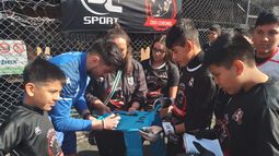 Lucas Hoyos visitó la escuela de arqueros de Gustavo Coronel&nbsp;