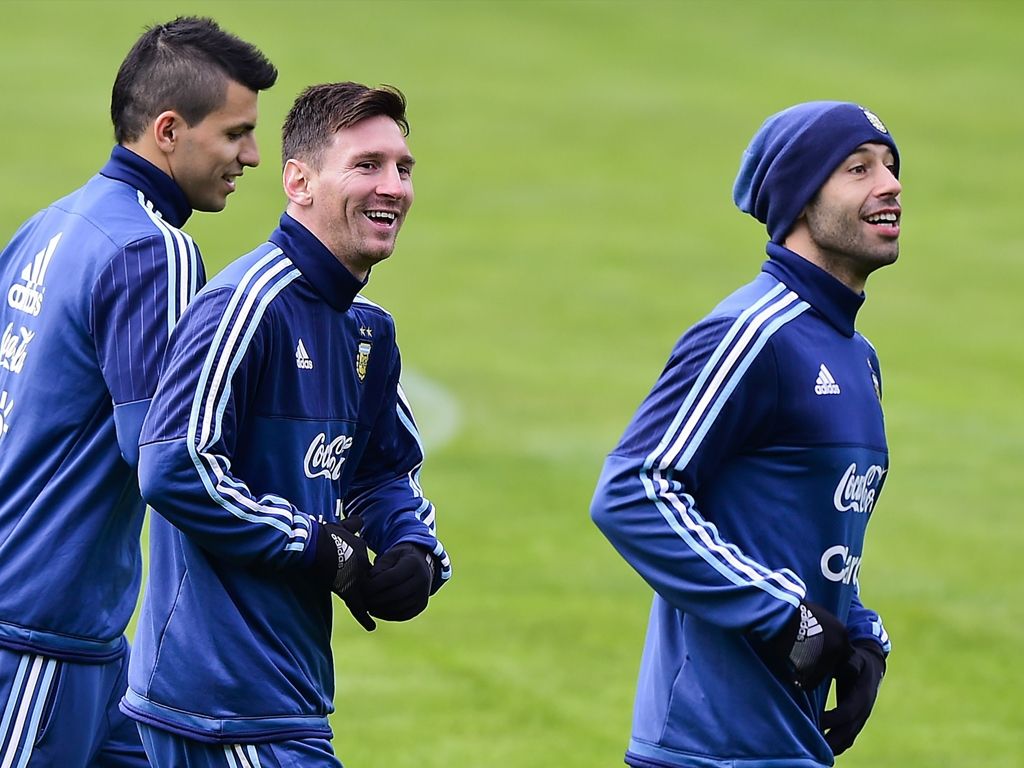 Agüero, Messi y Mascherano