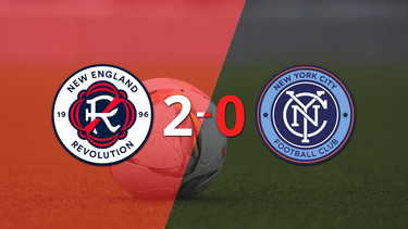 New England Revolution le ganó con claridad a New York City FC por 2 a 0