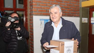 Gerardo Morales emitió su voto en las Elecciones 2023.