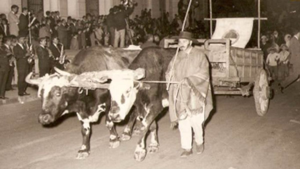 Primera marcha evocativa en 1957
