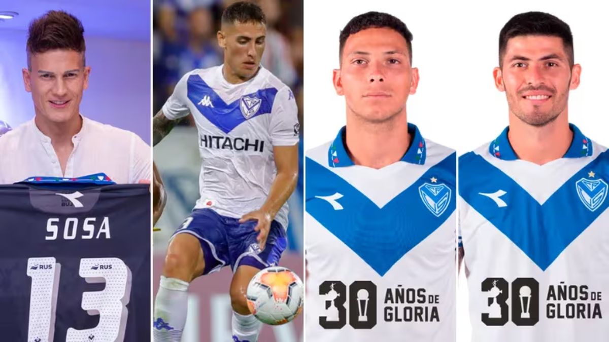 Sebastián Sosa, Braian Cufré, Abiel Osorio y José Florentín, los jugadores denunciados.