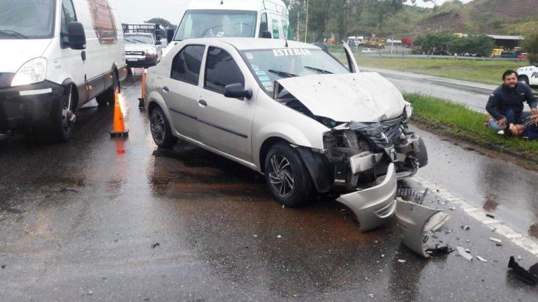 Accidente en zona sur