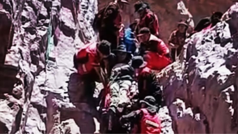 Dramático rescate de un hombre de 67 años en un paraje de Tilcara Dramático rescate de un hombre de 67 años en un paraje de Tilcara