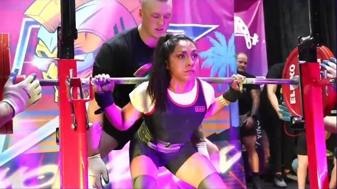 María Ramos en plena acción durante el torneo en Estados Unidos.