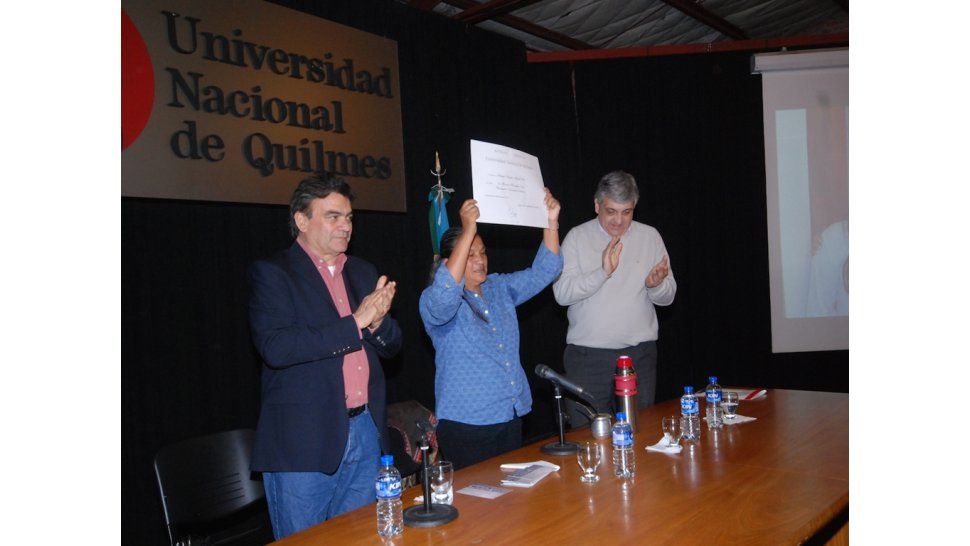 Milagro Sala distinguida