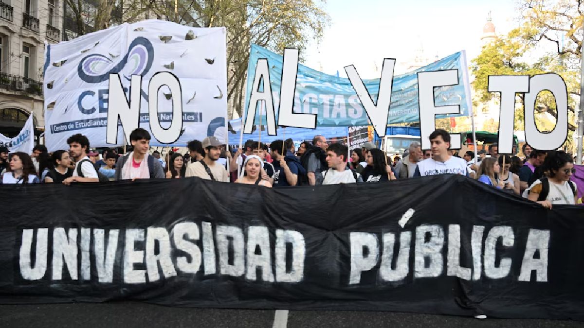 Reclamo por la Ley de Financiamiento Universitario