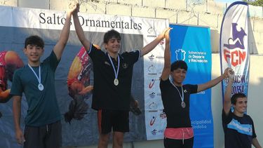 16 medallas para jujeños en el Nacional de Saltos Ornamentales
