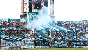 Hinchada de Gimnasia de Jujuy.