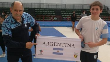 Santiago Ferrari de 17 años dejó muy bien representado a la provincia y al país