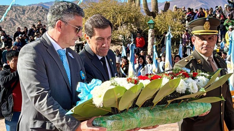 Carlos Sadir en Humahuaca por el 209º Aniversario de la Independencia
