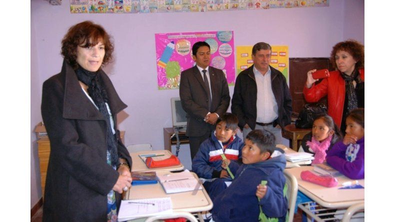 Visita a escuelas del norte