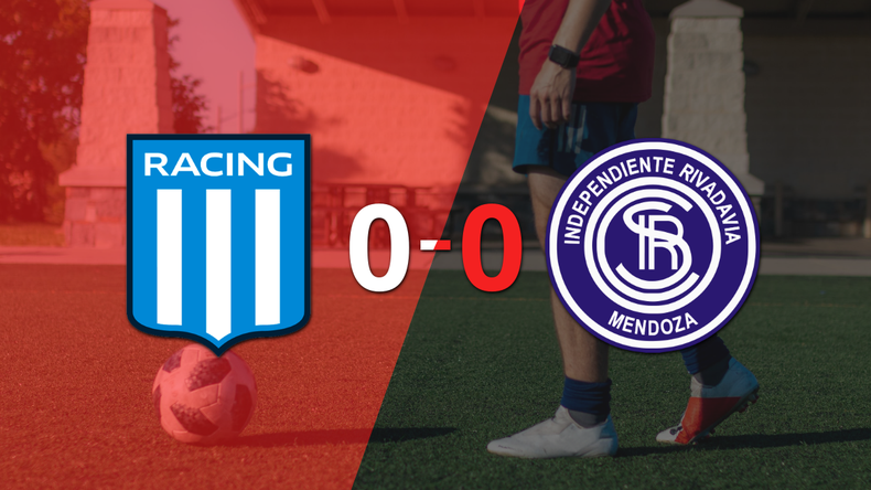 Sin muchas emociones, Racing Club e Independiente Riv. (M) empataron 0-0