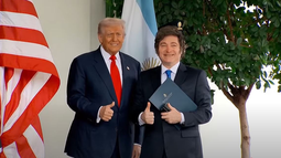 Javier Milei se reúne en la Casa Blanca con Donald Trump