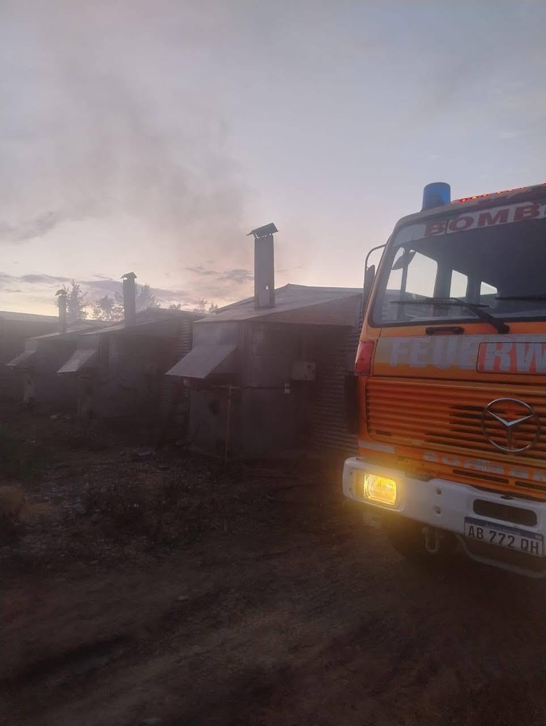 Incendio en Monterrico 