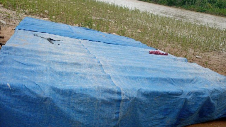 Gomón utilizado para cruzar el río Bermejo 