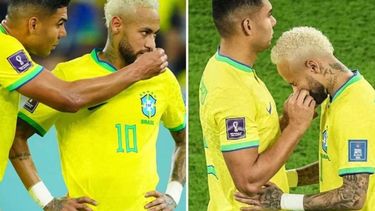 El polémico video de Casemiro y Neymar en pleno partido: qué pasó.&nbsp;