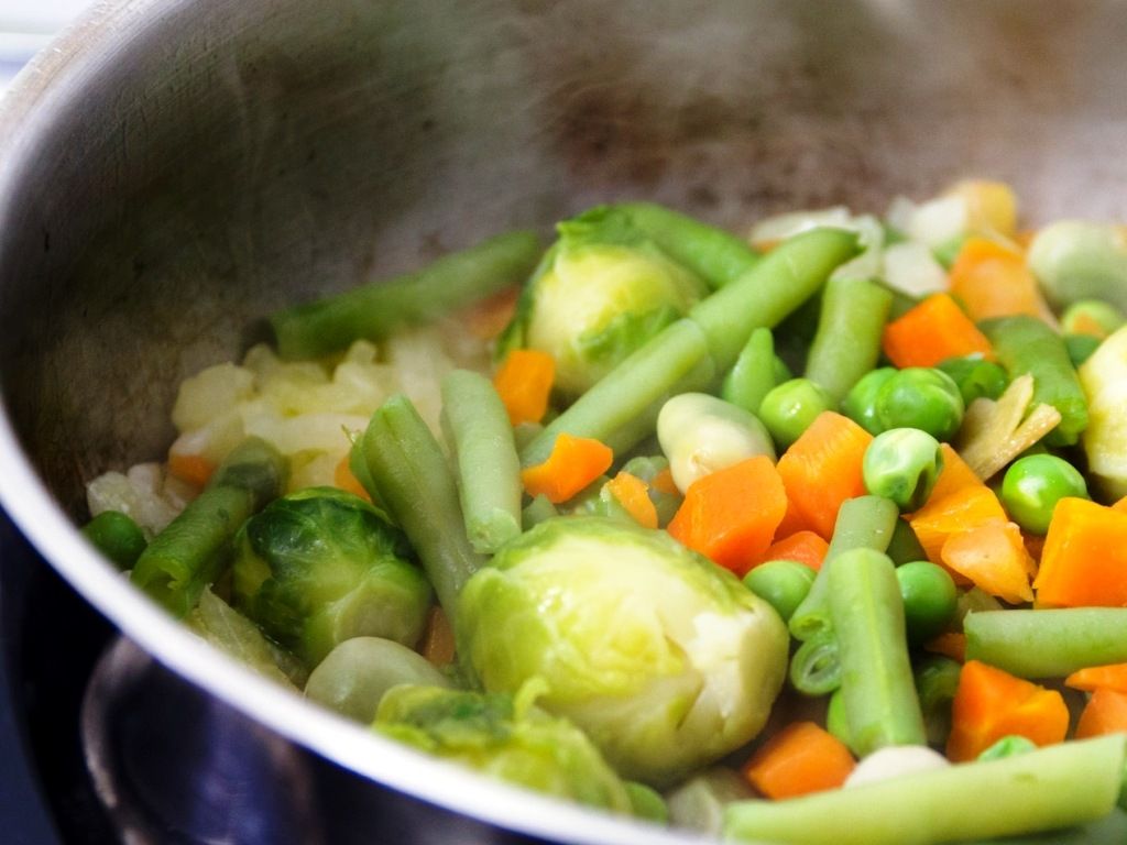 Verduras hervidas