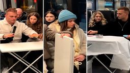 Lleva elementos para crear un ambiente mágico y conmover a todos los pasajeros.