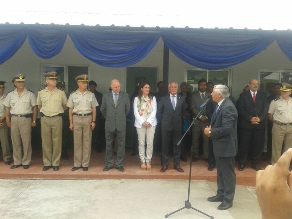 Acto de inauguración en Perico