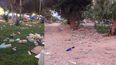 La Plaza de Maimará llena de basura