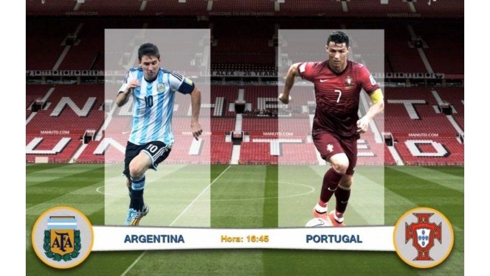 Argentina enfrenta a Portugal