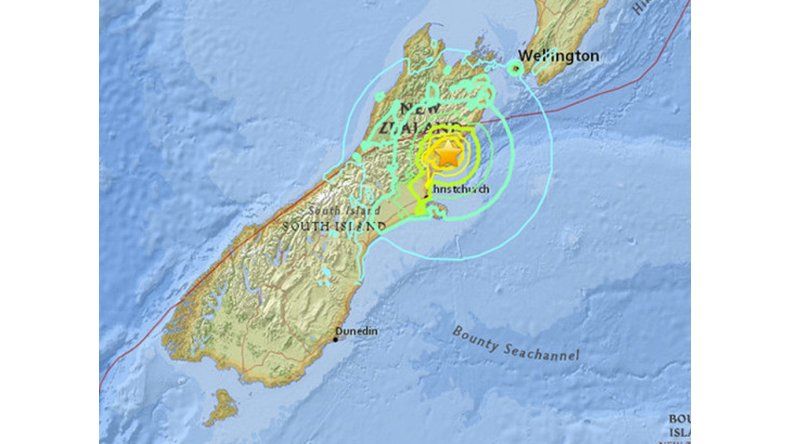 Terremoto en Nueva Zelanda