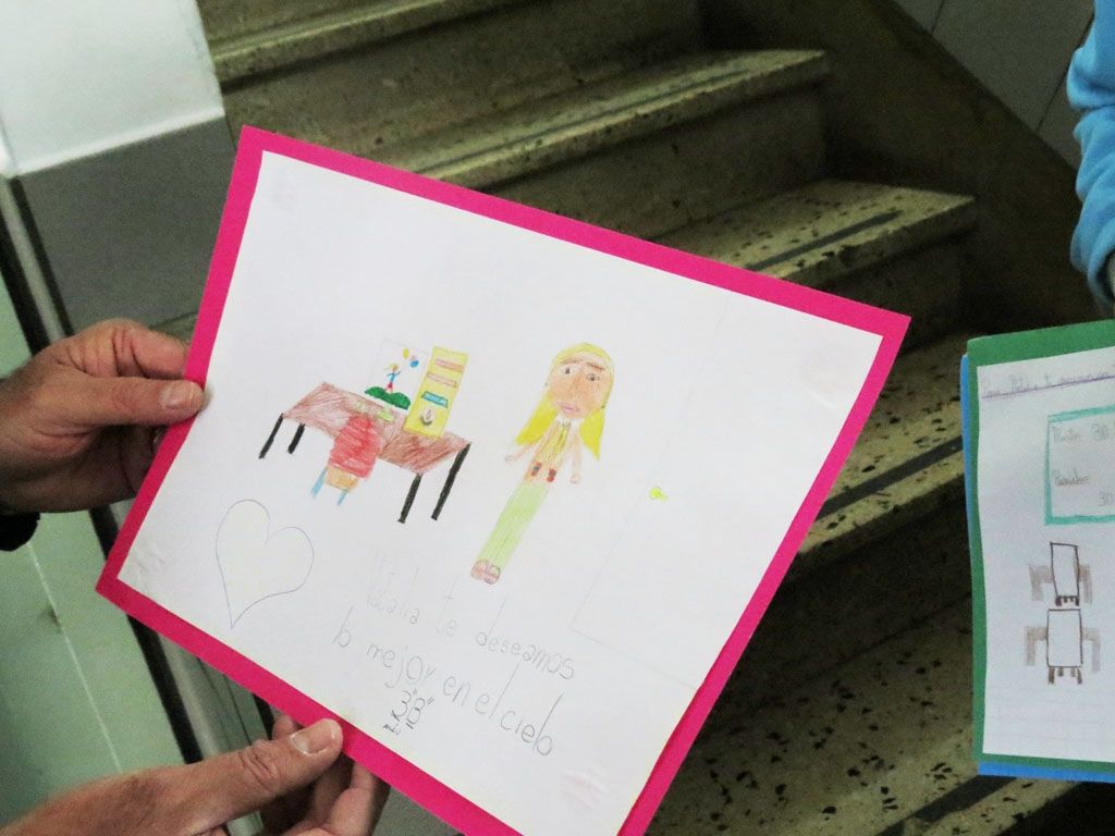 Dibujos de los chicos para Natalia