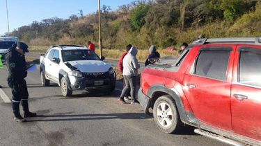 dos choques colapsaron el acceso sur en esta manana de miercoles