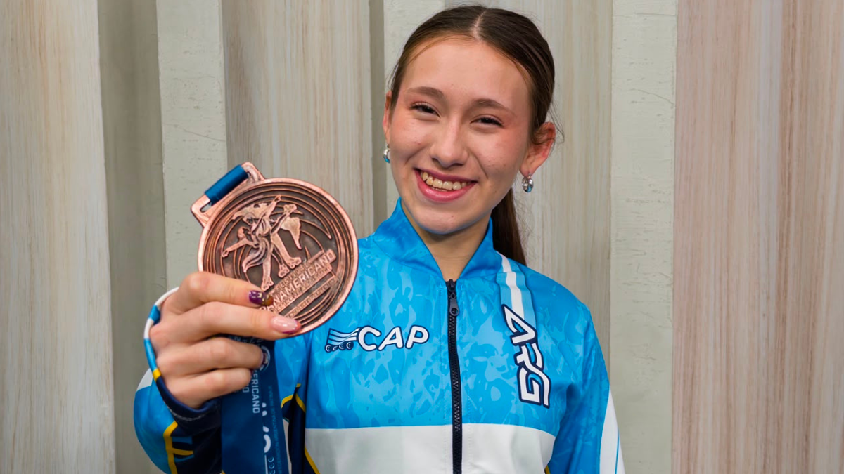 Selene Miy, la patinadora jujeña que ganó el bronce pese a una lesión en el tobillo
