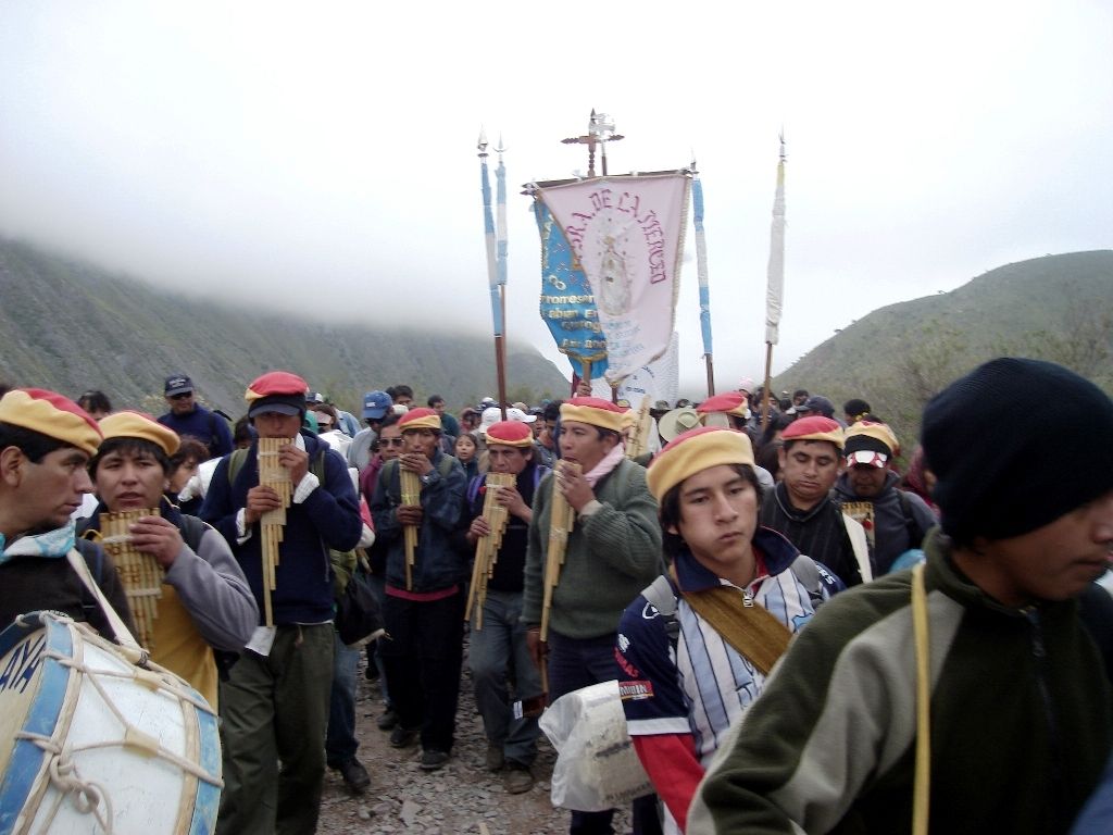 Peregrinos en el cerro