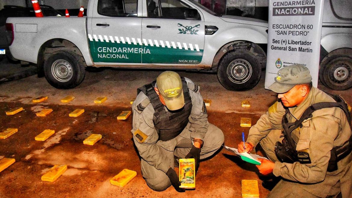 Detenido con 70 kilos de cocaína en San Pedro por transportarla en un doble fondo