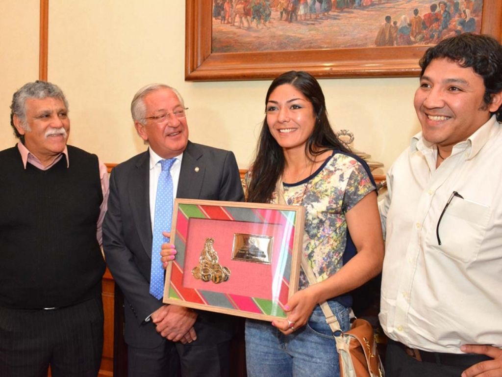Fellner con la "Pumita"