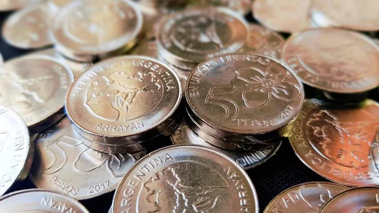 Moneda de $5.