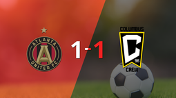Columbus Crew SC logró sacar el empate a 1 gol en casa de Atlanta United